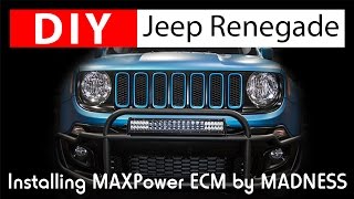 DIY Jeep Renegade Installing MAXPower ECM by MADNESS [upl. by Nageam]