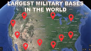 10 Largest Military Bases In The United States And In The World [upl. by Pascal]