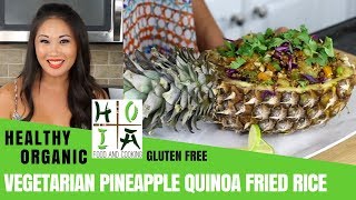 How to Make HEALTHY ORGANIC Vegetarian Quinoa quotFried Ricequot  Recipe  Diane Yang Kirk  Ep 28 [upl. by Lamberto986]