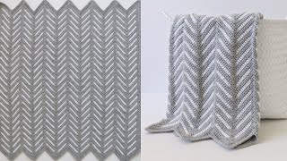 Crochet Chevron Arrows Blanket [upl. by Horst]