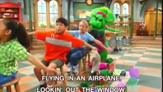 Barney airplane song [upl. by Anilorak314]