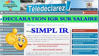 Declaration IR Sur Salaire [upl. by Shaylyn]