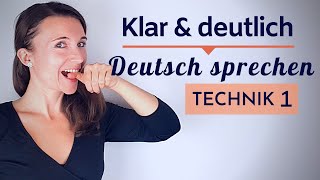 1 KLAR UND DEUTLICH SPRECHEN  Richtig Deutsch sprechen  Aussprache Übungen  Sprechtraining [upl. by Yevi296]