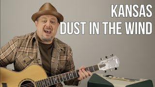 Dust in the Wind Kansas Guitar Lesson  Tutorial [upl. by Aguste]