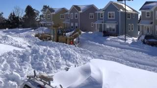 Snow Plowing on Prince Edward Island CANADA [upl. by Hogan162]