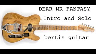 Traffic Lesson  Dear Mr Fantasy Intro amp Guitar Solo [upl. by Herman]