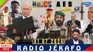 🎙RADIO JEKAFO 01 JUILLET 2024 [upl. by Notsrik]