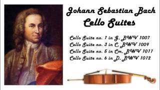 Johann Sebastian Bach  Cello suites in 432 Hz great for reading or studying [upl. by Hieronymus723]