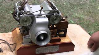 INCREDIBLE HOMEMADE V4 ENGINE from scratch [upl. by Leummas]