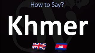 How to Pronounce Khmer CORRECTLY [upl. by Ecnaret903]