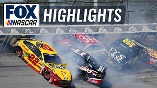 Top 5 wrecks from Talladega Superspeedway  NASCAR on FOX HIGHLIGHTS [upl. by Adamsen]