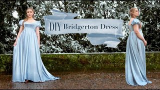 DIY Bridgerton Dress  Regency Inspired Gown with Pattern [upl. by Danice]