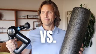 Theragun Elite not too late Review  Percussive Therapy VS Foam Roller [upl. by Lovato]