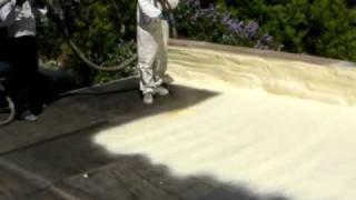 SPRAY FOAM ROOF amp POLYUREA Coating [upl. by Ekaterina]