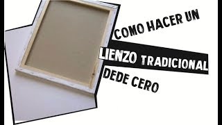 Como hacer un lienzo Barato diy Isabelle Art [upl. by Bryan504]