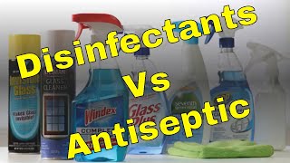 Disinfectant vs Antiseptic [upl. by Narod725]