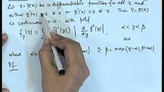 Mod01 Lec17 Function of a Random Variable [upl. by Goldenberg697]