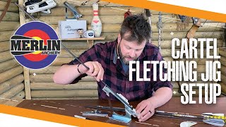 Cartel Fletching Jig Set up  Merlin Achery [upl. by Enailuj669]