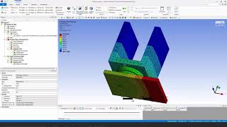 ThermoStructural Analysis in ANSYS Mechanical [upl. by Naneek776]