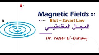 Magnetic Field 01 Biot Savart Law  المجال المغناطيسي [upl. by Somar]