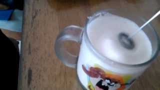 Aerolatte Review Frothing Cold Milk In Under 1 Minute [upl. by Daughtry]