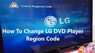 How To Change LG DVD Player Region Code [upl. by Grof810]