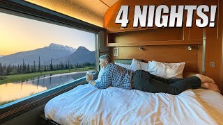 FIRST CLASS TRAIN Across Canada 🇨🇦 4 Nights 97 Hours [upl. by Roz539]