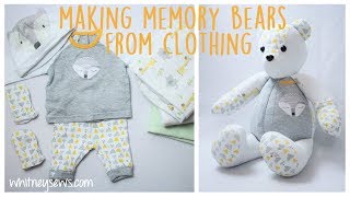 How to Make a Memory Bear from Clothing [upl. by Ymmor190]